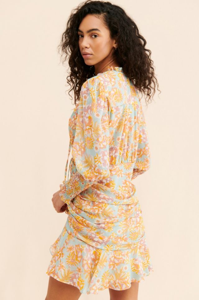 Dress Forum Floral Print Ruched Mini Dress #1