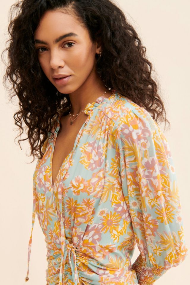 Dress Forum Floral Print Ruched Mini Dress #2