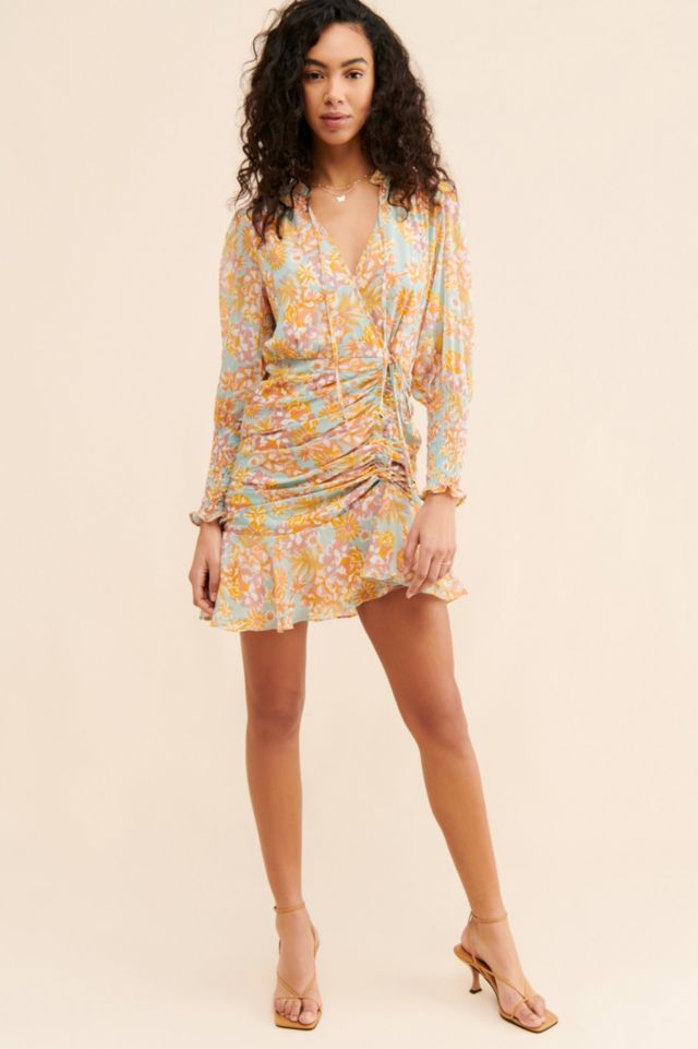 Dress Forum Floral Print Ruched Mini Dress #3