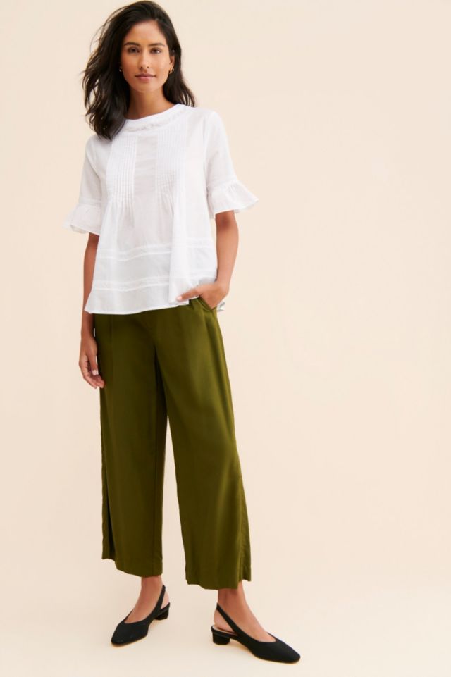 English Factory Boho Pleated Blouse #3