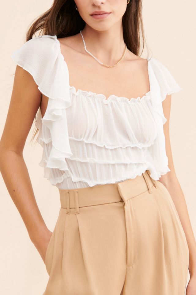 Dress Forum Flutter & Ruffle Bodysuit #2