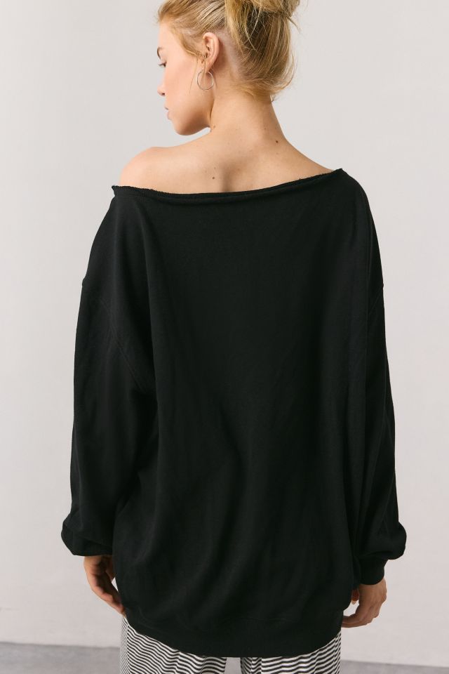 Out From Under Ariana Oversized Off-The-Shoulder Sweatshirt #3