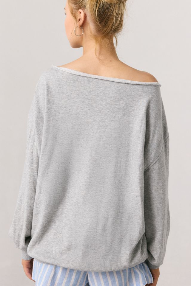 Out From Under Ariana Oversized Off-The-Shoulder Sweatshirt #3