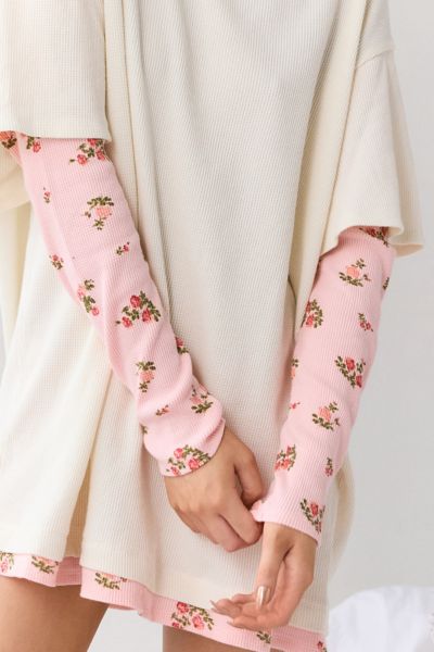 Out From Under Darling Layered Long Sleeve T-Shirt Dress