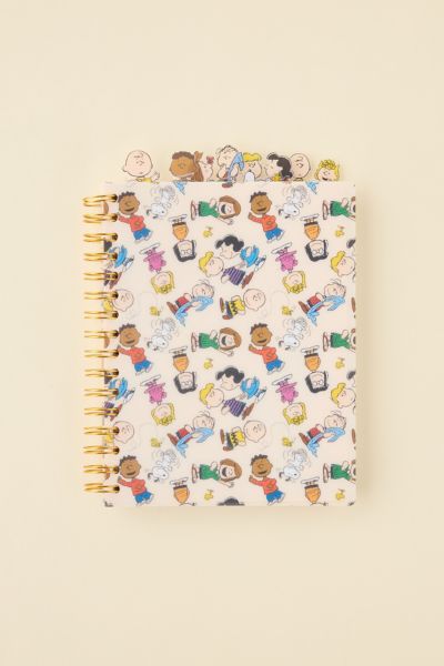 Peanuts Printed 6-Tab Spiral Notebook