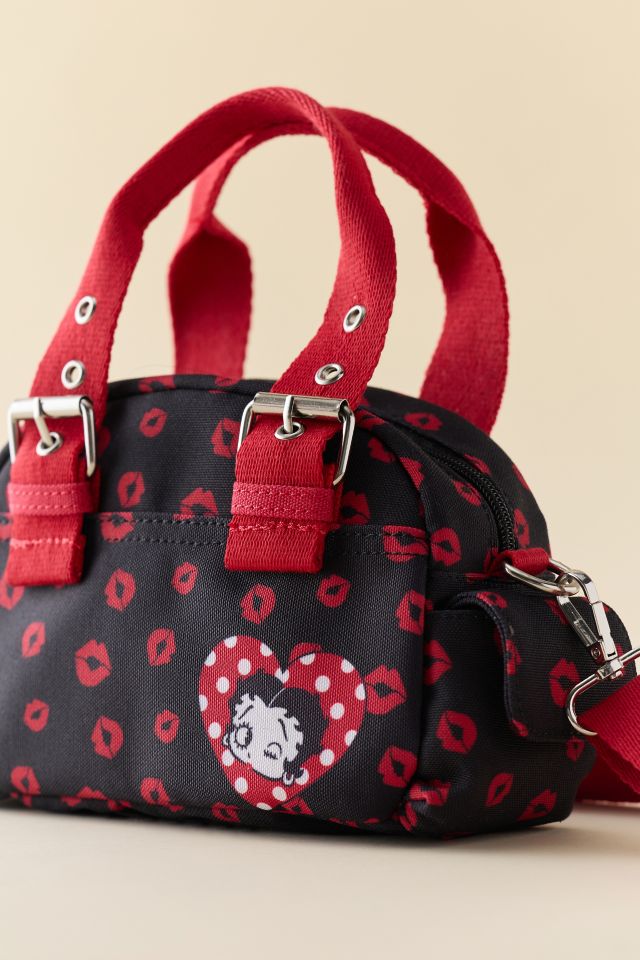 Betty Boop Mini Kisses Crossbody Satchel Bag #1