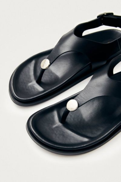 ALOHAS Harbor Leather Studded Thong Sandal