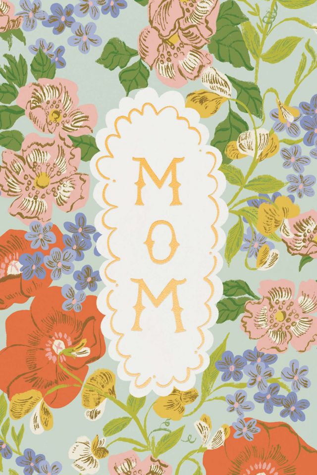 Red Cap Blossom Serenade Mother's Day Greeting Card #1
