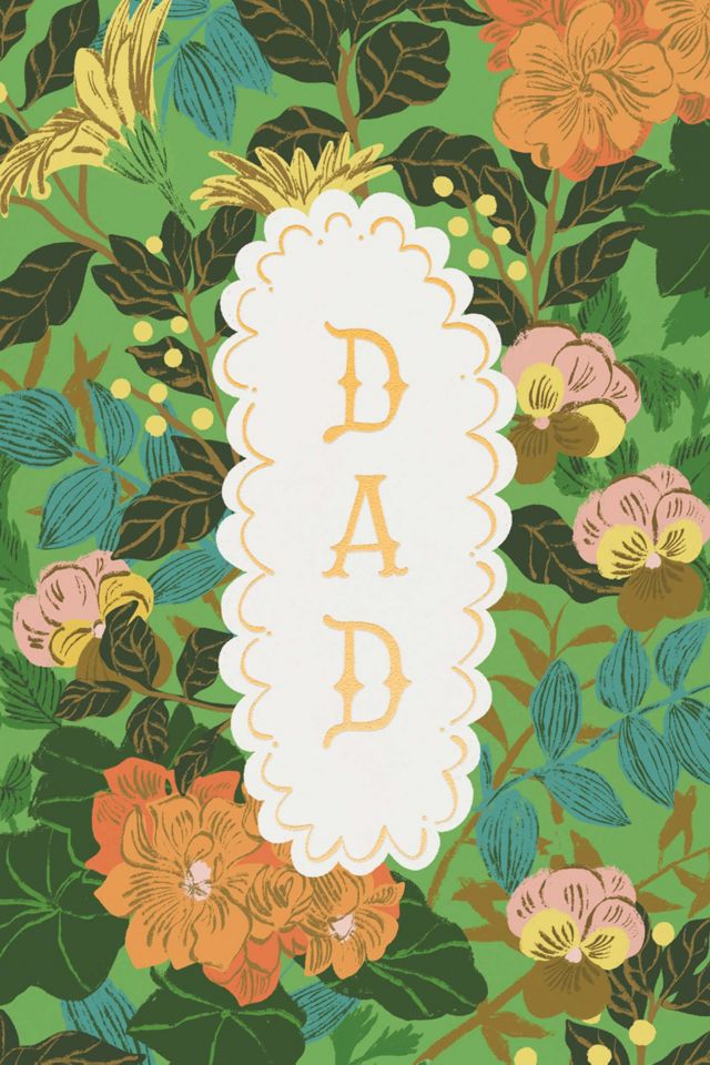 Red Cap Verdant Tribute Father's Day Greeting Card #1