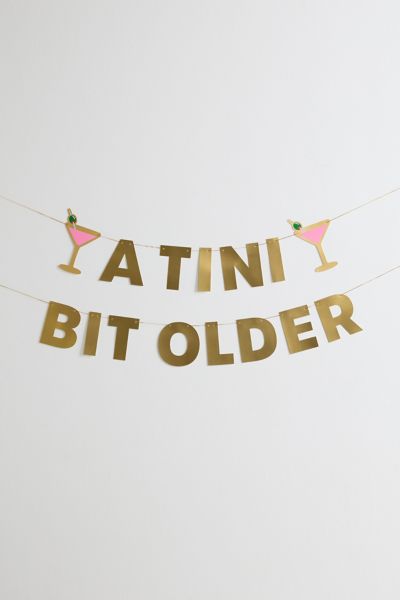 xo, Fetti Tini Bit Older Birthday Party Banner