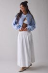 Kimchi Blue Pointelle Knit Tie-Back Cropped Shrug Cardigan