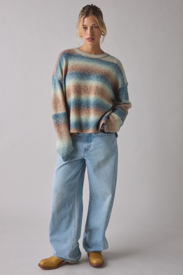 BDG Olivia Ombre Knit Crew Neck Oversized Sweater #1