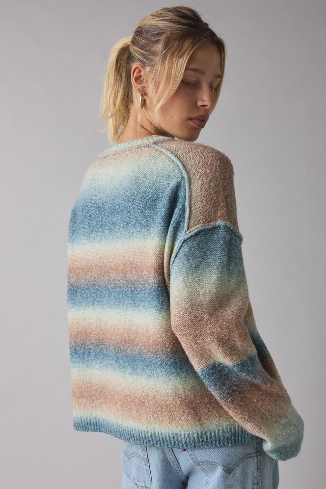 BDG Olivia Ombre Knit Crew Neck Oversized Sweater #2