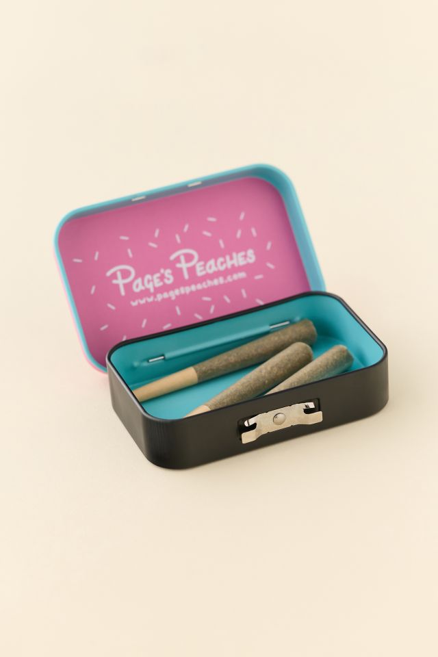 Page’s Peaches Metal Stash Tin #1