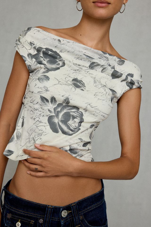 UO Fia Off-The-Shoulder Crop Top #2
