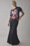 DAY Rock Band Graphic Off-The-Shoulder Oversized Tee