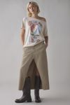 DAY Rock Band Graphic Off-The-Shoulder Oversized Tee