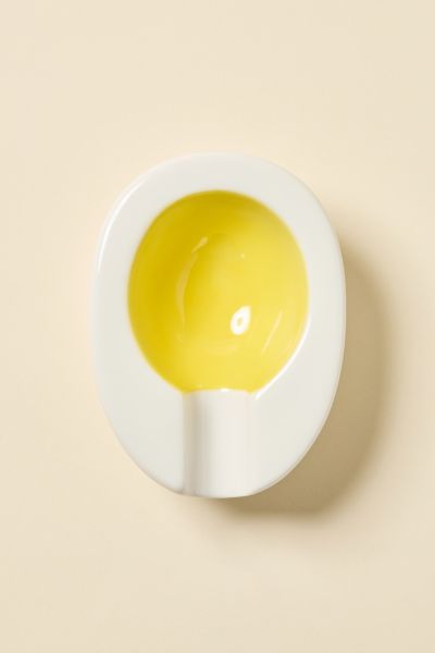Edie Parker Hard-Boiled Egg Ceramic Ashtray