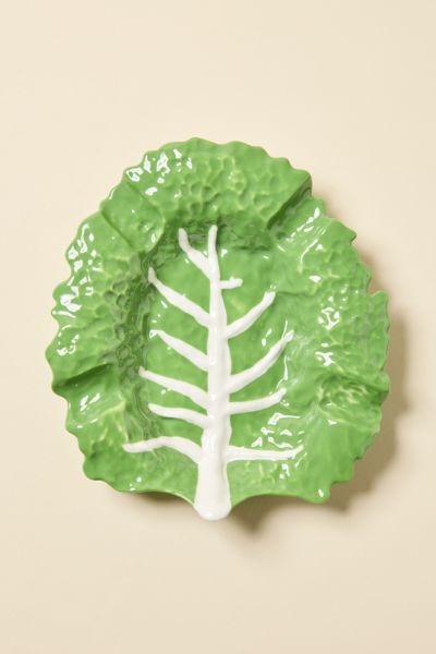 Edie Parker Lettuce Ceramic Ashtray In Green At Urban Outfitters In Green