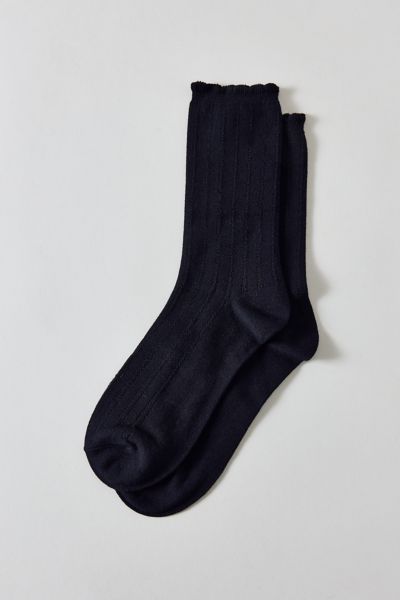 Essential Pointelle Crew Sock