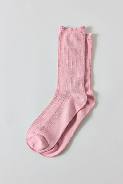 Essential Pointelle Crew Sock