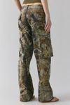 Vintage By UO Tree Camo Pink Waistband Cargo Pant