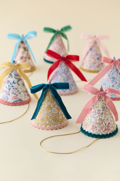 Meri Meri Velvet Bow Party Hat Set