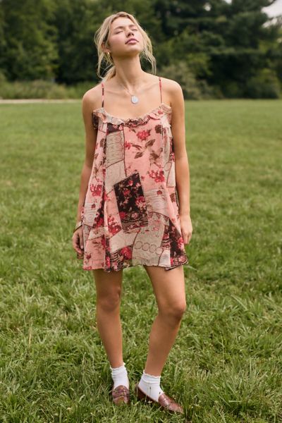 Kimchi Blue Swing Time Ruffle Babydoll Mini Dress Product Page