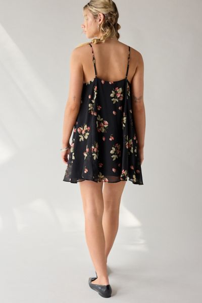 Kimchi Blue Swing Time Ruffle Babydoll Mini Dress