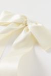 Drapey Satin Hair Bow Barrette