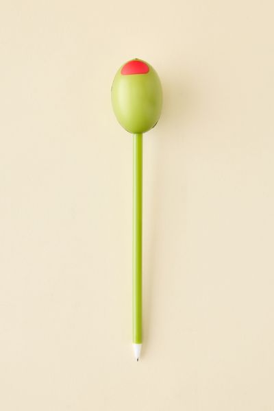 Squishy Olive Ink Pen