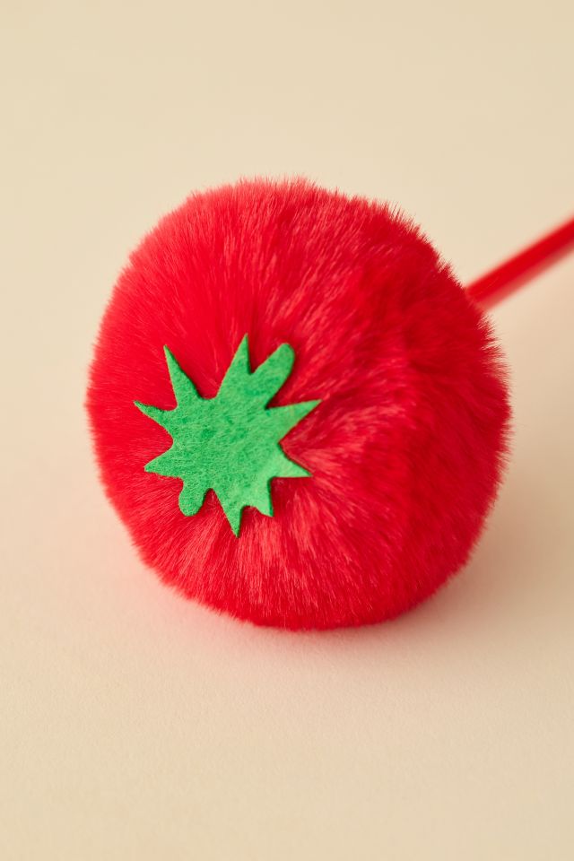 Tomato Pom-Pom Plushie Ink Pen #2
