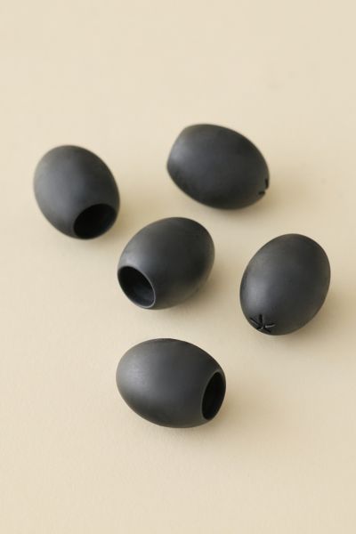 Uncanny Olive Shaped Eraser Set