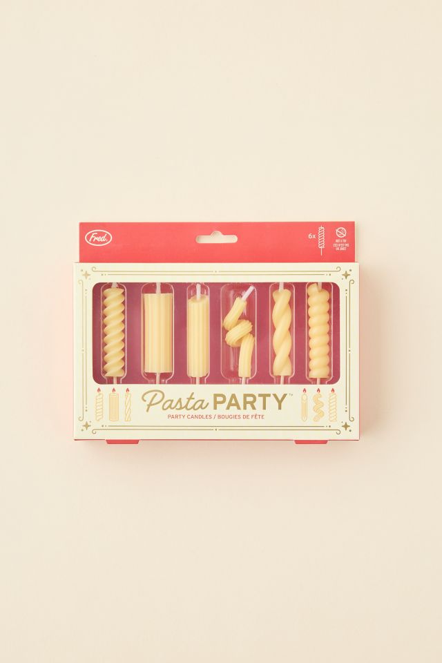 Fred & Friends Pasta Shaped Party Candle Set #1