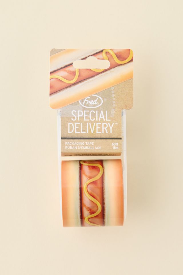 Fred & Friends Special Delivery Hot Dog Packing Tape #1