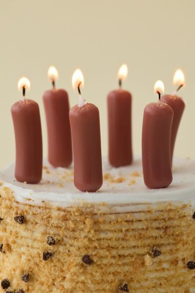 Fred & Friends Sausage Hot Dog Party Candle Set