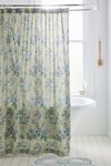 Catlyn Floral Patterned Shower Curtain