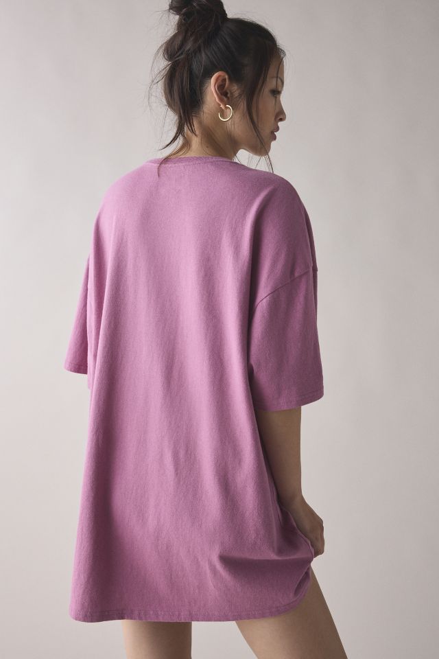 Kimchi Blue Princess Problems Puppy Graphic Oversized T-Shirt Dress #1