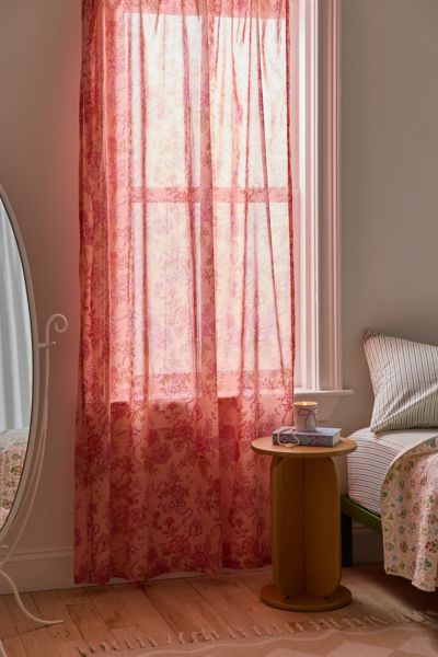 Catlyn Floral Patterned Window Panel