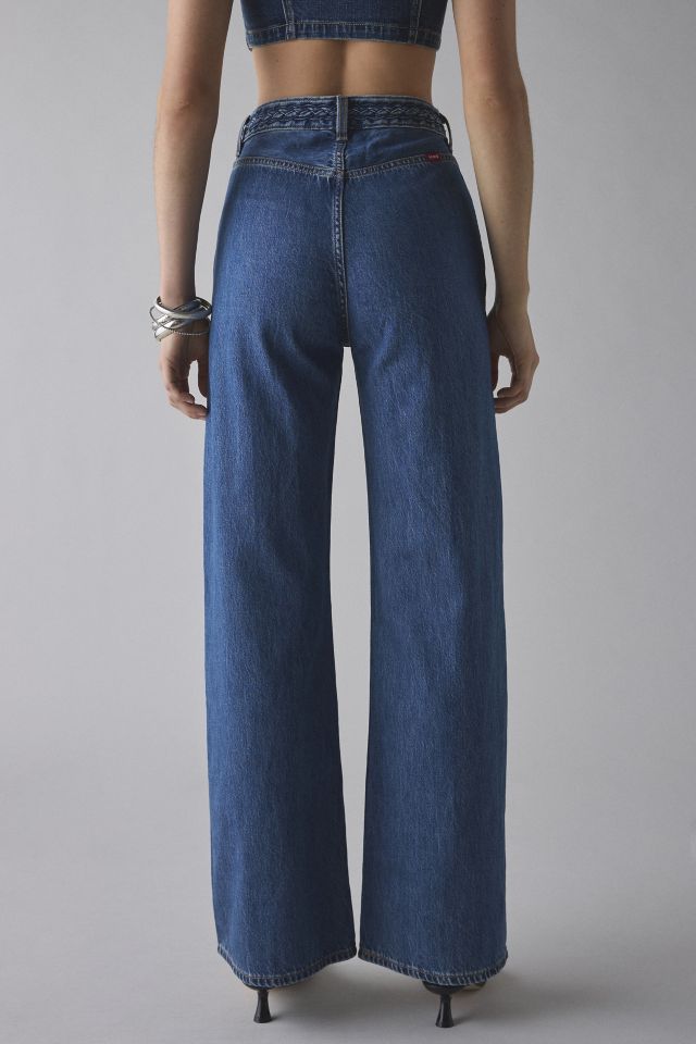Levi's® Ribcage Wide Leg Braided Jean #1