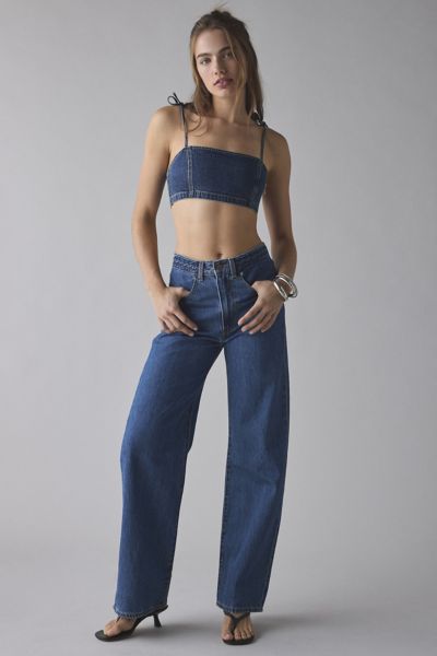 BDG ユニ　sp BDG Anika Ultra-Wide Leg Column Jean | Urban Outfitters