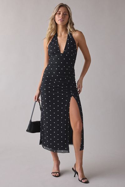 tulle ruffle midi dress SOME FRESH Air FUCHSIA TULLE MIDI DRESS L FLYING TOMATO Black GOLD / L