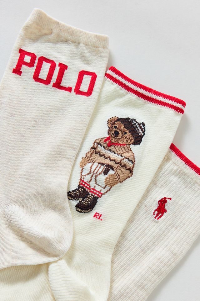 Polo Ralph Lauren Colorado Bear Sock 3-Pack #1