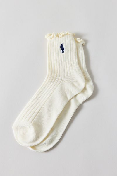 Polo Ralph Lauren Lettuce Edge Ankle Socks