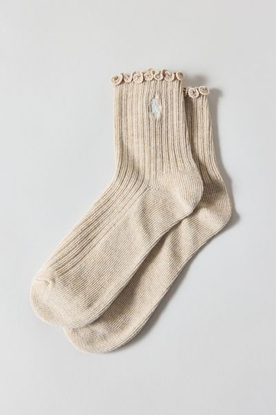 Polo Ralph Lauren Lettuce Edge Ankle Socks