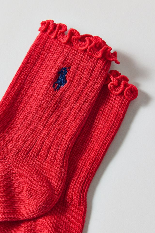 Polo Ralph Lauren Lettuce Edge Ankle Socks #1