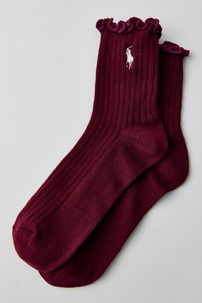 Polo Ralph Lauren Lettuce Edge Ankle Socks