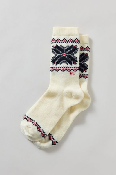 Polo Ralph Lauren Snowflake Border Crew Sock