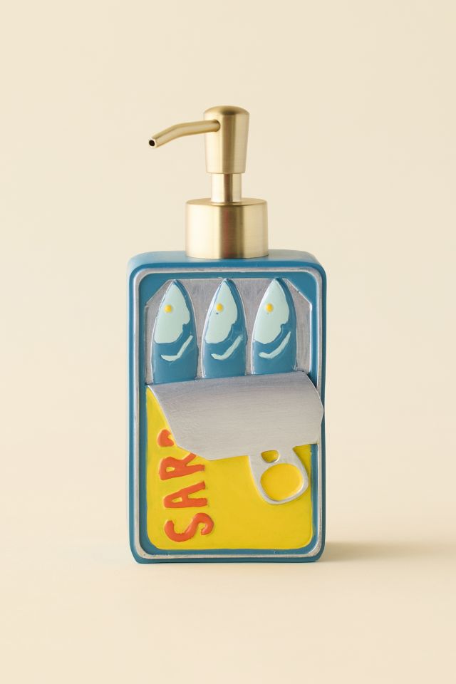 Sardine Tin Resin Soap Dispenser #1