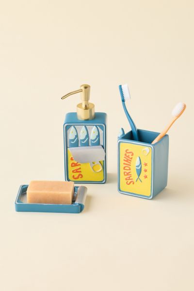 Sardine Tin Resin Soap Dispenser